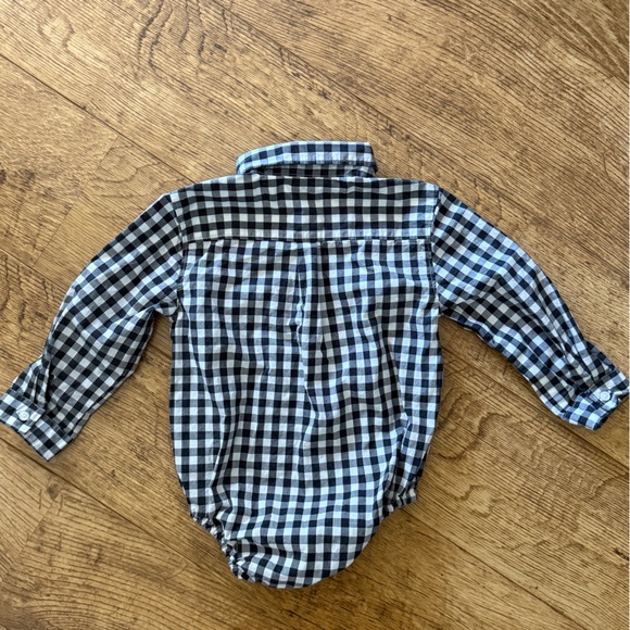 Janie and Jack Bundle 4 Long Sleeve Shirts 18-24 months Baby Boy Lot Linen Plaid - Picture 11 of 11